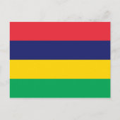 Mauritius Flag Postkarte (Vorderseite)