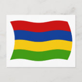 Mauritius Flag Postkarte (Vorderseite)