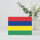 Mauritius Flag Postkarte (Stehend Vorderseite)