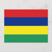 Mauritius Flag Postkarte (Vorderseite)