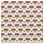 Mauritius Flag Red Heart mode Fabric/Mauritius Stoff (Muster)