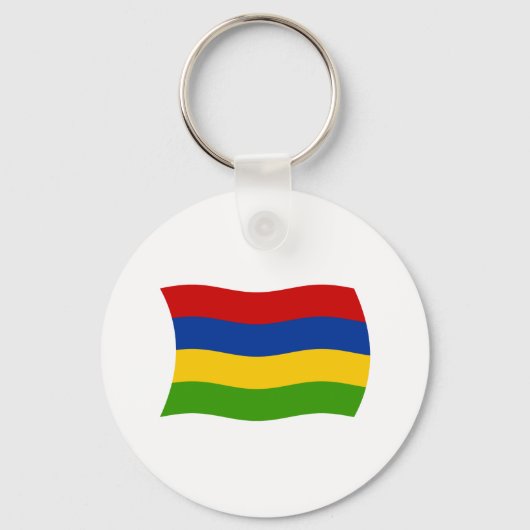 Mauritius Flag Schlüsselanhänger (Vorderseite)