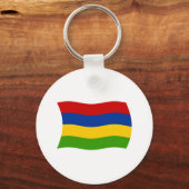 Mauritius Flag Schlüsselanhänger (Vorderseite)