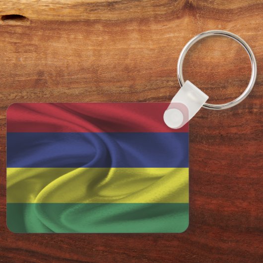Mauritius Flag Schlüsselanhänger (Vorderseite)