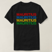 MAURITIUS Flag T-Shirt (Design vorne)