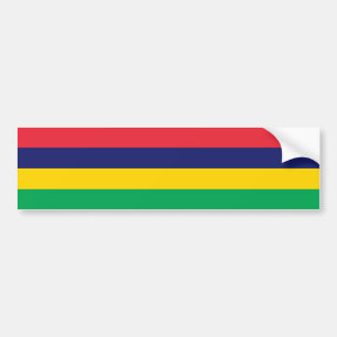 Mauritius-Flagge Autoaufkleber