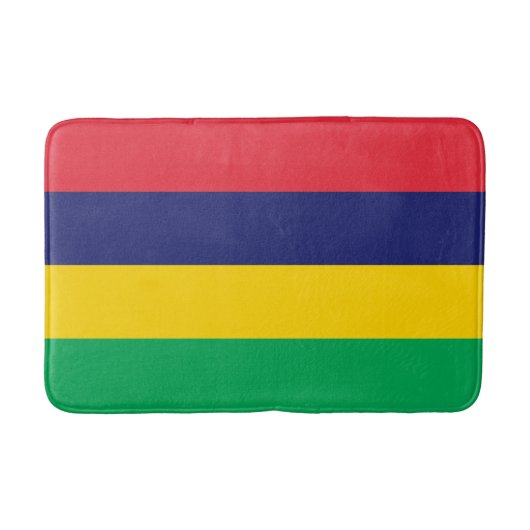 Mauritius-Flagge Badematte (Vorderseite)