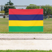 Mauritius-Flagge Banner (Insitu)