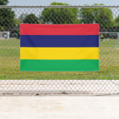 Mauritius-Flagge Banner (Insitu)