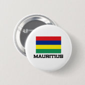 Mauritius-Flagge Button (Vorne & Hinten)
