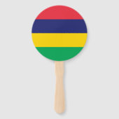 Mauritius-Flagge Fächer (Rückseite)