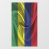 Mauritius-Flagge Fensteraufkleber (Blatt)