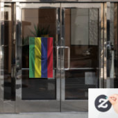 Mauritius-Flagge Fensteraufkleber (Büro Tür)