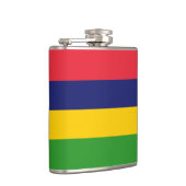 Mauritius-Flagge Flachmann (Rechts)