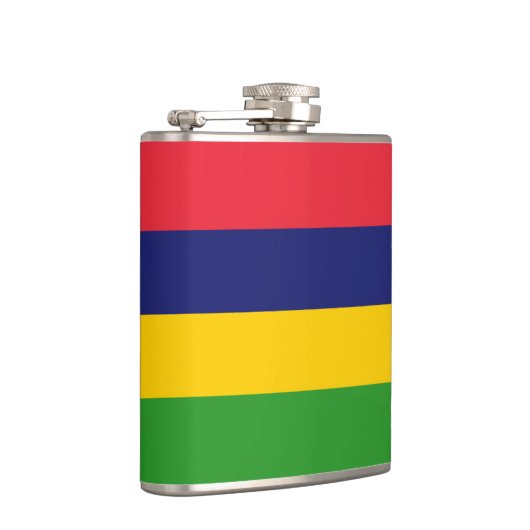 Mauritius-Flagge Flachmann (Rechts)