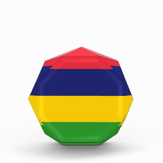 Mauritius-Flagge Fotoblock (Vorderseite)