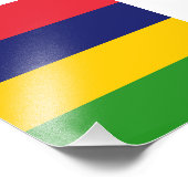 Mauritius-Flagge Fotodruck (Ecke)
