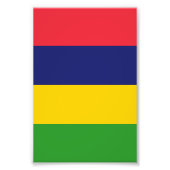 Mauritius-Flagge Fotodruck (Vorne)