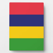Mauritius-Flagge Fotoplatte (Vorderseite)