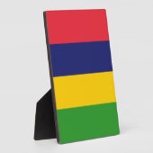 Mauritius-Flagge Fotoplatte (Seite)
