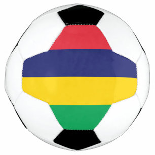 Mauritius-Flagge Fußball