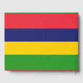 Mauritius-Flagge Gästebuch (Rückseite)