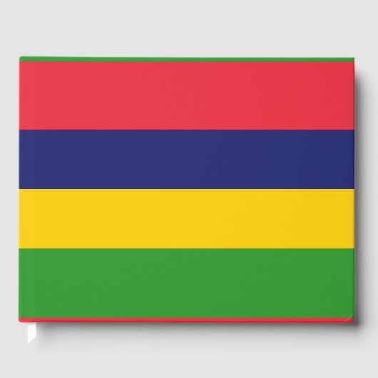 Mauritius-Flagge Gästebuch (Vorderseite)