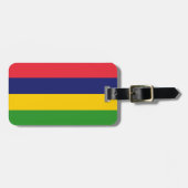 Mauritius-Flagge Gepäckanhänger (Vorderseite horizontal)