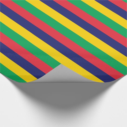 Mauritius-Flagge Geschenkpapier (Ecke)