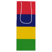 Mauritius-Flagge Geschenktüte Für Weinflaschen (Vorderseite)