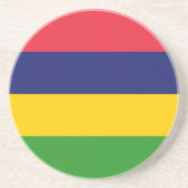 Mauritius-Flagge Getränkeuntersetzer (Vorne)