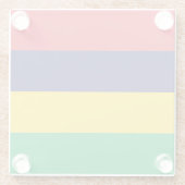 Mauritius-Flagge Glasuntersetzer (Rückseite)