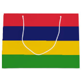 Mauritius-Flagge Große Geschenktüte (Vorderseite)