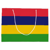 Mauritius-Flagge Große Geschenktüte (Rückseite)