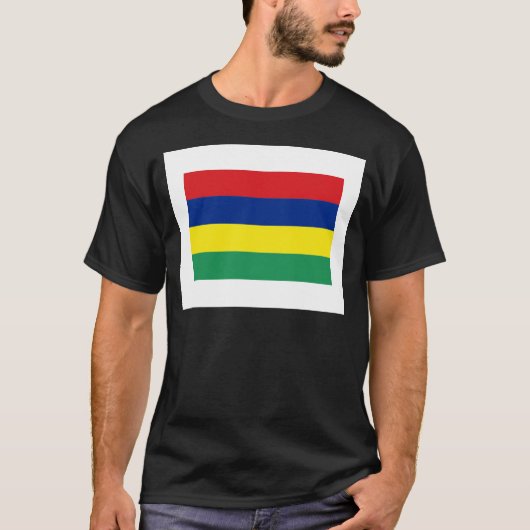 Mauritius-FLAGGE International T-Shirt (Vorderseite)