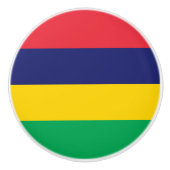 Mauritius-Flagge Keramikknauf (Vorderseite)