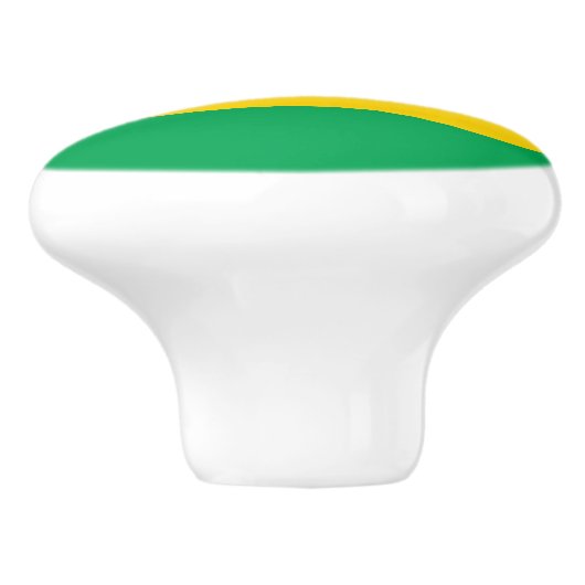 Mauritius-Flagge Keramikknauf (Seitenansicht)