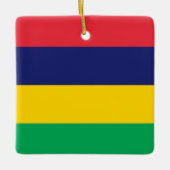 Mauritius-Flagge Keramikornament (Vorderseite)