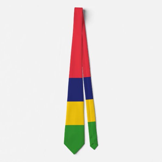Mauritius-Flagge Krawatte (Vorderseite)