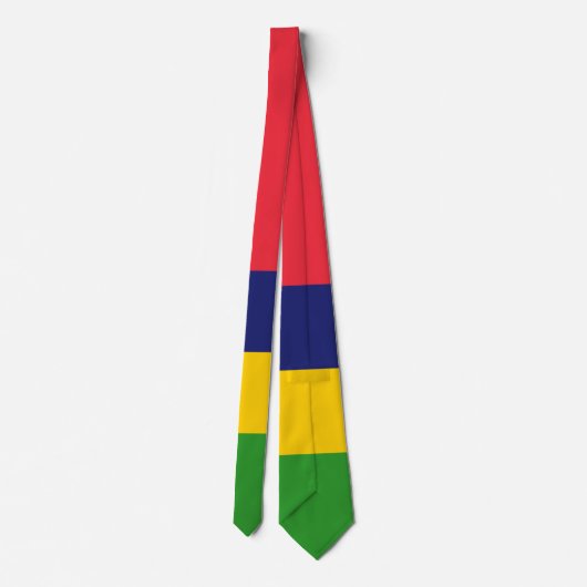 Mauritius-Flagge Krawatte (Rückseite)