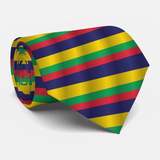 Mauritius-Flagge Krawatte (Gerollt)