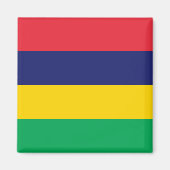Mauritius-Flagge Magnet (Vorne)