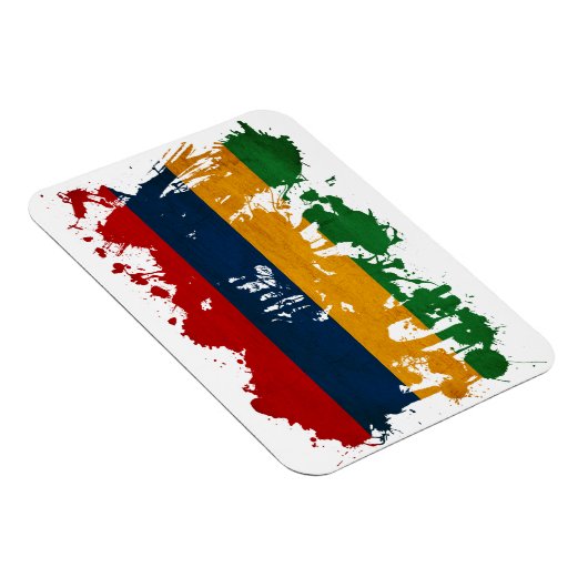Mauritius-Flagge Magnet (Rechte Seite)