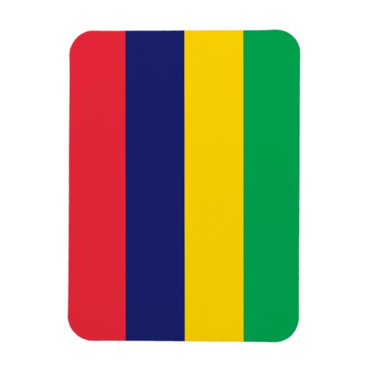 Mauritius-Flagge Magnet (Vertikal)