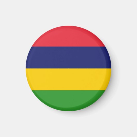 Mauritius-Flagge Magnet (Vorne)