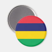 Mauritius-Flagge Magnet (Vorderseite/Rückseite)