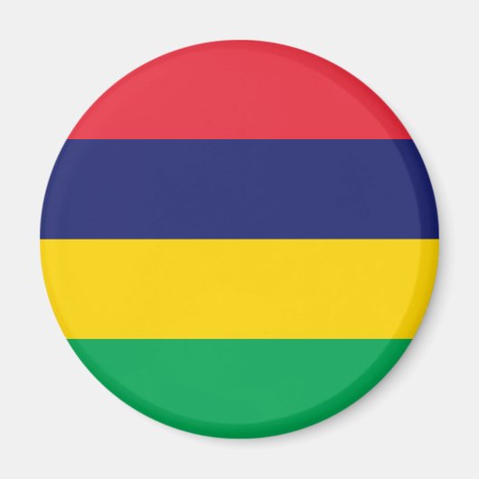 Mauritius-Flagge Magnet (Vorne)