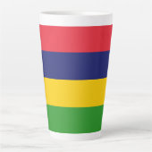 Mauritius-Flagge Milchtasse (Vorderseite)