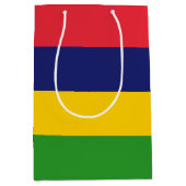 Mauritius-Flagge Mittlere Geschenktüte (Vorderseite)