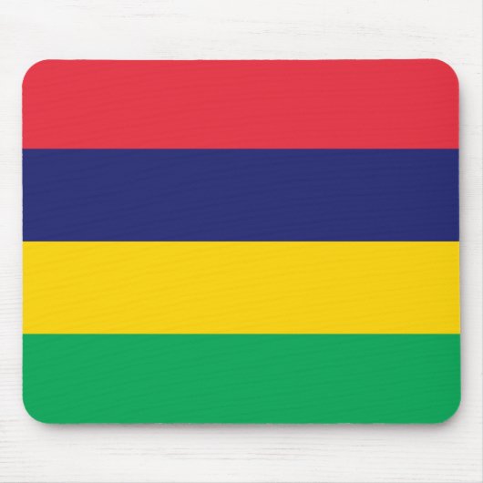 Mauritius-Flagge Mousepad (Vorne)